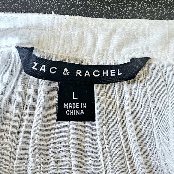 (2) White Blouses - Size Large & Small - Picture 8 of 9